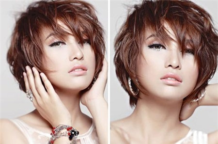 Với khuôn mặt tròn, vầng trán thấp và cằm không dài, Tiêu Châu Như Quỳnh sẽ gặp nhiều khó khăn trong việc chọn lựa mái tóc phù hợp. Những kiểu tóc xoăn gợn sóng đều hoặc xoăn tít sẽ khiến cô già dặn hơn, hay những kiểu tóc vén cao để lộ vầng trán cũng cần cân nhắc khi chọn lựa. Giọng ca "Vẫn mãi mơ hoài" cần chăm chút cho phần tóc nhiều hơn nữa, những kiểu tóc che khéo vầng trán hoặc kiểu xoăn đuôi tóc, tóc mái buông nhẹ tự nhiên sẽ rất phù hợp với khuôn mặt tròn.