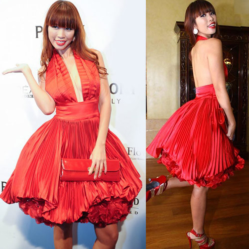 Từ khi trở về nước, Hà Anh đã xây dựng hình ảnh một cô gái hiện đại và sexy. Nhưng chân dài này nên biết tiết chế hơn khi đang sinh sống và làm việc ở Việt Nam - đất nước có cái nhìn khắt khe hơn ở phương Tây