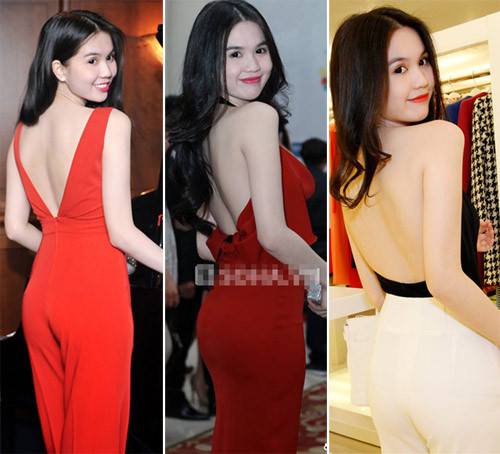 Không những thích khoe hông, khoe lưng trần, nữ hoàng nội y còn gây nhàm chán khi liên tiếp lựa chọn những bộ đầm đen đi dự tiệc.