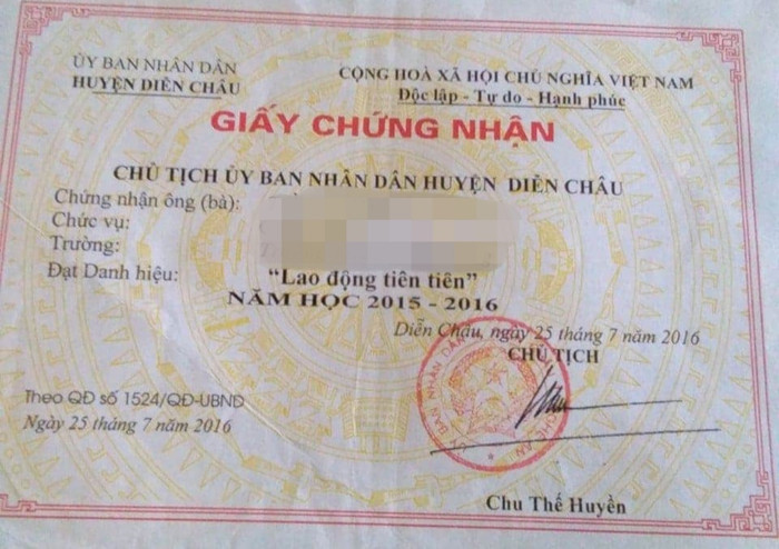 Danh hiệu Lao động tiên tiến quá đại trà, không phản ánh hết chất lượng giáo viên đứng lớp (Ảnh:V.N) Danh hiệu Lao động tiên tiến quá đại trà, không phản ánh hết chất lượng giáo viên đứng lớp (Ảnh:V.N)