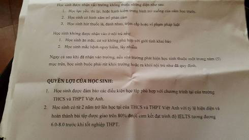 Quy chế tuyển sinh của Trường Việt Anh vừa được sửa đổi câu từ cho phù hợp hơn (ảnh: P.L) Quy chế tuyển sinh của Trường Việt Anh vừa được sửa đổi câu từ cho phù hợp hơn (ảnh: P.L)