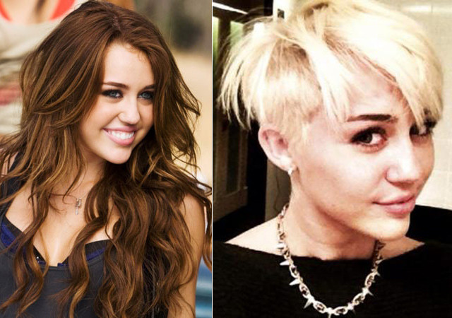 Miley đang khiến không biết bao fan đau khổ vì bỗng chỗng cắt xoẹt mái tóc để biến thành một tomboy tóc vàng xơ xác chả còn đâu nữ tính. Liệu hình ảnh này có phù hợp với Miley trong vai trò một cô dâu trong đám cưới sắp tới? Miley đang khiến không biết bao fan đau khổ vì bỗng chỗng cắt xoẹt mái tóc để biến thành một tomboy tóc vàng xơ xác chả còn đâu nữ tính. Liệu hình ảnh này có phù hợp với Miley trong vai trò một cô dâu trong đám cưới sắp tới?