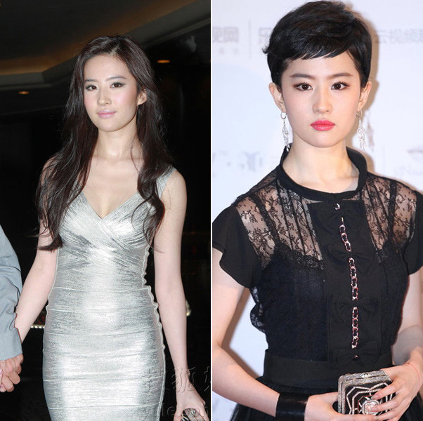 Kiểu tóc giống Audrey Hepburn quả thực rất hợp với gương mặt thiên thần của Lưu Diệc Phi Kiểu tóc giống Audrey Hepburn quả thực rất hợp với gương mặt thiên thần của Lưu Diệc Phi