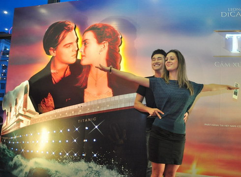 Ca sỹ Minh Quân cũng 'tintanic' không kém.