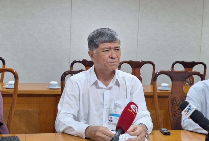 Giám đốc Sở Giáo dục và Đào tạo Thành phố Hồ Chí Minh Nguyễn Văn Hiếu chia sẻ về kết quả kỳ thi tốt nghiệp trung học phổ thông của học sinh thành phố (ảnh: V.D) gdvn_NVHieulop12.jpg