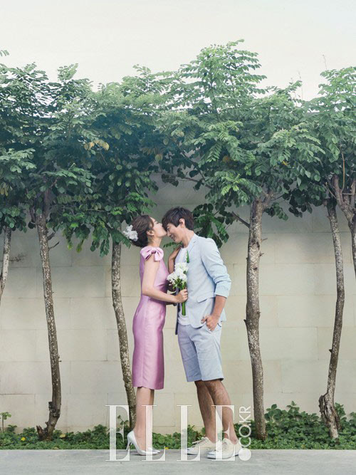 Bộ ảnh cưới đăng trên tạp chí Elle