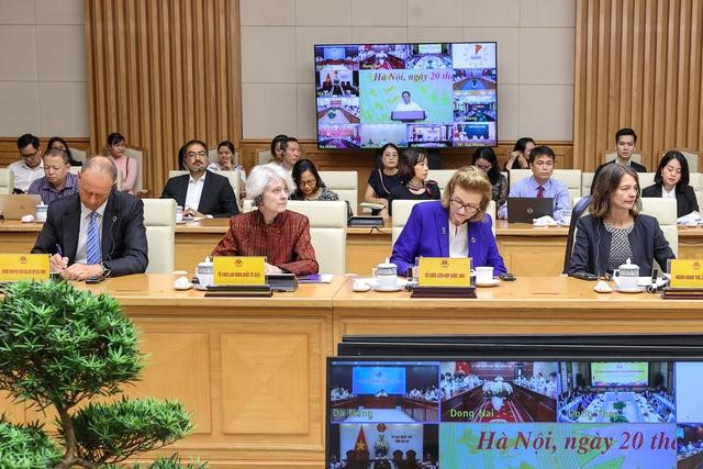 Các tổ chức quốc tế tham dự Hội nghị - Ảnh: VGP/Nhật Bắc Các tổ chức quốc tế tham dự Hội nghị - Ảnh: VGP/Nhật Bắc