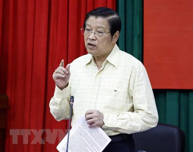 Ông Phan Đình Trạc, Phó Trưởng ban Thường trực Ban Chỉ đạo. (Ảnh: Thống Nhất/TTXVN) Ông Phan Đình Trạc, Phó Trưởng ban Thường trực Ban Chỉ đạo. (Ảnh: Thống Nhất/TTXVN)