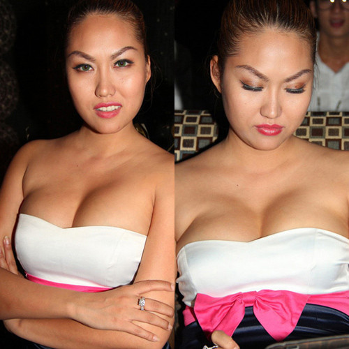 Cách khoe ngực này khiến nhiều người cảm thấy “nghẹt thở” thay cho người đẹp “Da Nâu”