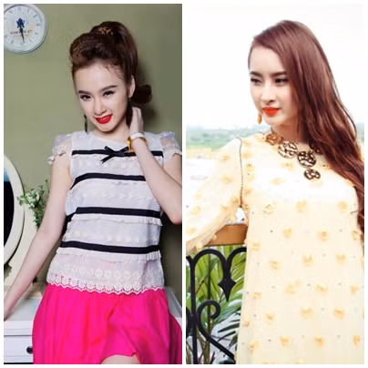 Gương mặt xuân sắc, trẻ trung ngày nào bỗng già nua và gượng gạo.