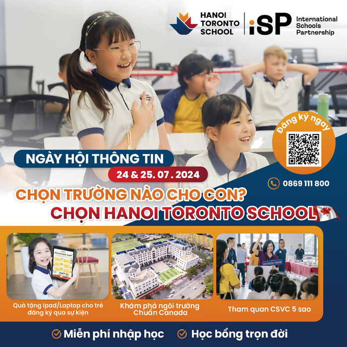 Đăng ký ngay tham gia ngày hội thông tin và tham quan trường Hà Nội Toronto để nhận nhiều ưu đãi hấp dẫn. Đăng ký ngay tham gia ngày hội thông tin và tham quan trường Hà Nội Toronto để nhận nhiều ưu đãi hấp dẫn.