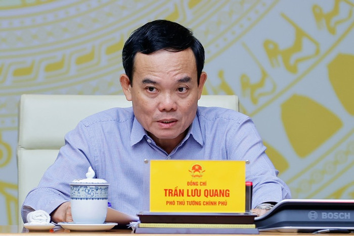 Phó Thủ tướng Trần Lưu Quang phát biểu tại phiên họp. Ảnh: VGP/Nhật Bắc Thủ tướng: '5 đẩy mạnh' trong cải cách hành chính để huy động mọi nguồn lực cho phát triển- Ảnh 4.