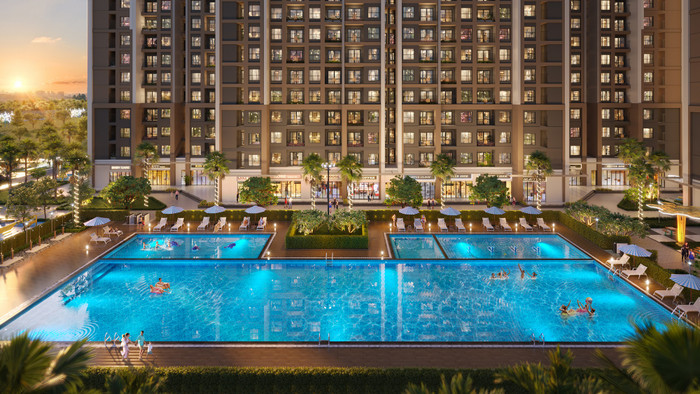 Khu bể bơi có diện tích lên đến 1.700m2 tại The Sola Park. anh 4 (1).jpg