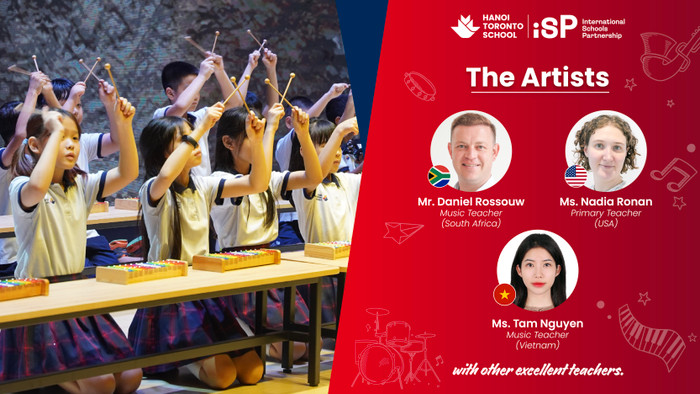 Giáo viên Mỹ thuật, Âm nhạc tại Hà Nội Toronto School đều có kinh nghiệm giảng dạy lâu năm, nhiệt huyết với nghề. HTS Teacher Team 16x9-03.jpg