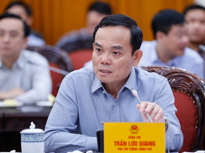 Phó Thủ tướng Trần Lưu Quang phát biểu tại cuộc họp. Ảnh: VGP/Nhật Bắc Phó Thủ tướng Trần Lưu Quang phát biểu tại cuộc họp. Ảnh: VGP/Nhật Bắc