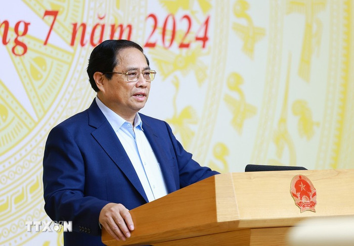 Thủ tướng Phạm Minh Chính, Chủ tịch Hội đồng Thi đua-Khen thưởng Trung ương chủ trì Phiên họp lần thứ 8 của Hội đồng. (Ảnh: Dương Giang/TTXVN) Thủ tướng Phạm Minh Chính, Chủ tịch Hội đồng Thi đua-Khen thưởng Trung ương chủ trì Phiên họp lần thứ 8 của Hội đồng. (Ảnh: Dương Giang/TTXVN)