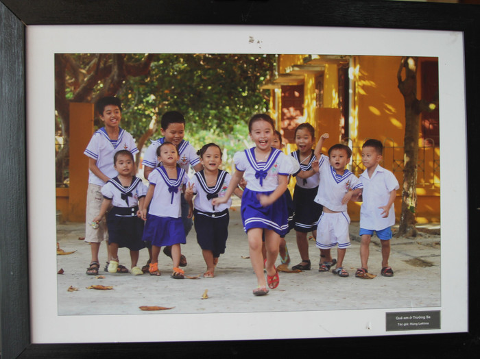 Tác phẩm: Quê em ở Trường Sa. Tác giả: Hùng Lekima.