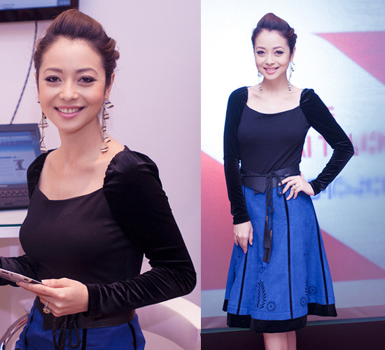 Diện đôi khuyên tai dài thiết kế tinh tế cũng khá phù hợp với bộ váy mang phong cách cổ điển. Diện đôi khuyên tai dài thiết kế tinh tế cũng khá phù hợp với bộ váy mang phong cách cổ điển.