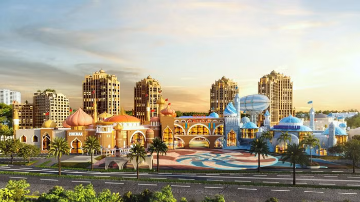 Khu vui chơi giải trí cao cấp F.E.C quy mô hơn 30.000 m2 tại NovaWorld Center. (Ảnh phối cảnh dự án)