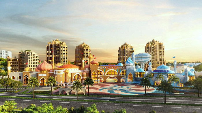 Khu vui chơi giải trí cao cấp F.E.C quy mô hơn 30.000 m2 tại NovaWorld Center. (Ảnh phối cảnh dự án) Khu vui chơi giải trí cao cấp F.E.C quy mô hơn 30.000 m2 tại NovaWorld Center. (Ảnh phối cảnh dự án)