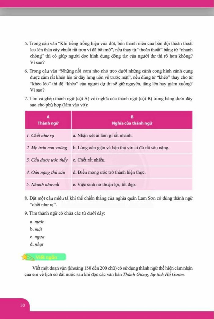 Kiến thức tiếng Việt lớp 6 rất nặng, chưa học bò đã lo học chạy