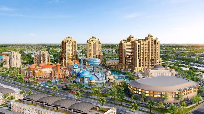 NovaWorld Center được kỳ vọng trở thành tâm điểm tương lai của du lịch MICE tại Phan Thiết. (Ảnh phối cảnh dự án)