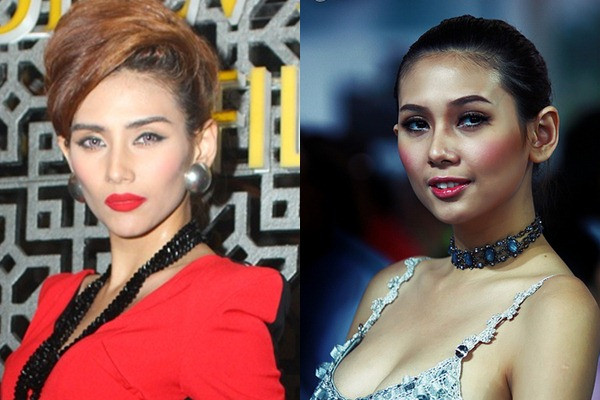 Cùng nhìn lại gương mặt bầu bĩnh, đáng yêu của cô trước đó,,,