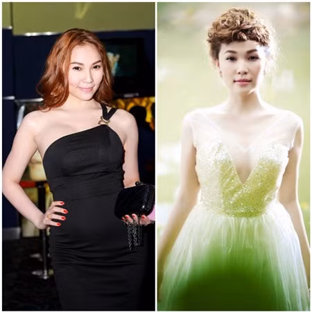 Người đẹp Quỳnh Thư và bờ vai thiếu tự nhiên