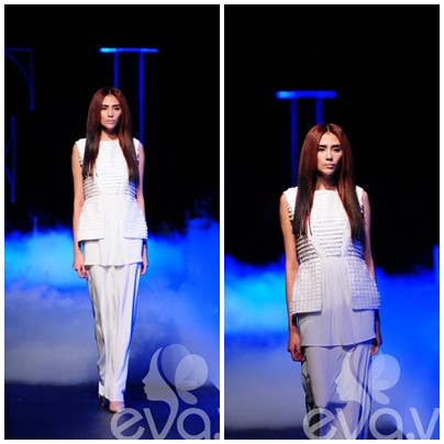 Còn trên sân khấu, khi kết hợp cùng biểu cảm lạnh lùng, Hoàng Yến trông 'vật vờ' như một bóng ma