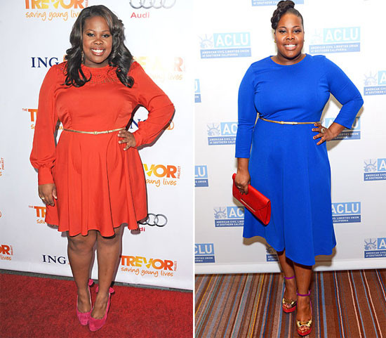 Amber Riley giảm được xuống hai cỡ váy