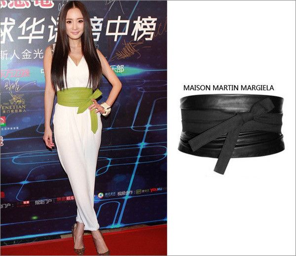 Bộ jumpsuit trắng của người đẹp Dương Mịch có điểm nhấn hơn