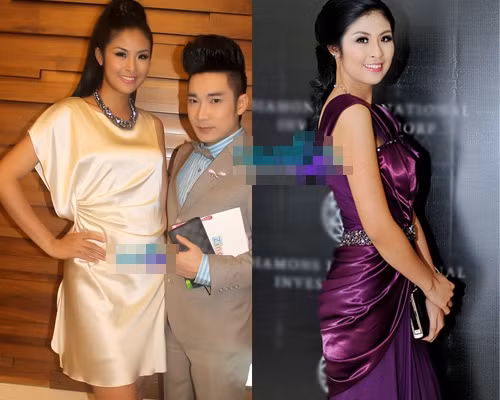 Ngọc Hân cũng bị chê tơi bời khi chọn những thiết kế dự tiệc rườm rà, màu sắc không bắt mắt và không tạo được sự sang trọng cần thiết