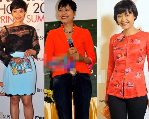 Là một diễn viên nổi tiếng, có vóc dáng nhỏ và gương mặt xinh xắn nhưng Hồng Ánh lại không biết cách làm nổi bật "ưu điểm" của mình. Khi xuất hiện ở các sự kiện lớn, chị thường chọn những kiểu trang phục "không giống ai" và rất "quê". "Điểm trừ" lớn nhất của Hồng Ánh trong việc ăn mặc chính là cách kết hợp các loại trang phục cũng như chất liệu của chúng. Sự cầu kỳ và rườm rà không cần thiết cũng khiến chị trở thành "hai lúa".