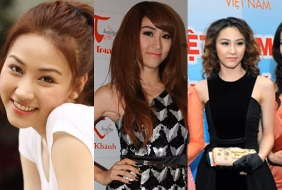 Nghi án "dao kéo" được xem là lý do chính khiến Ngân Khánh nhan sắc thất thường.