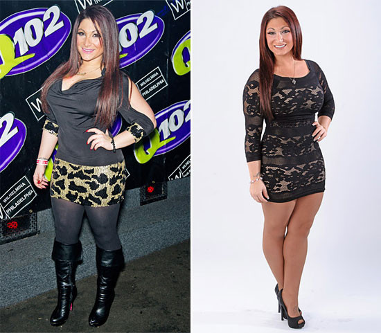 Nhờ việc đi bộ và nhảy khiến Deena Cortese giảm được gần 7kg