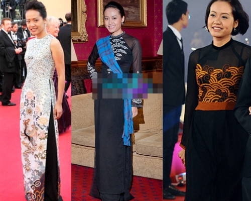 Những chiếc áo dài mà Hồng Ánh chọn để diện trên thảm đỏ vừa già vừa kém tinh tế Những chiếc áo dài mà Hồng Ánh chọn để diện trên thảm đỏ vừa già vừa kém tinh tế