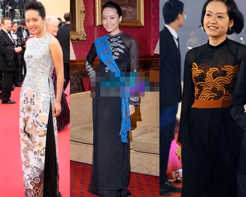 Những chiếc áo dài mà Hồng Ánh chọn để diện trên thảm đỏ vừa già vừa kém tinh tế