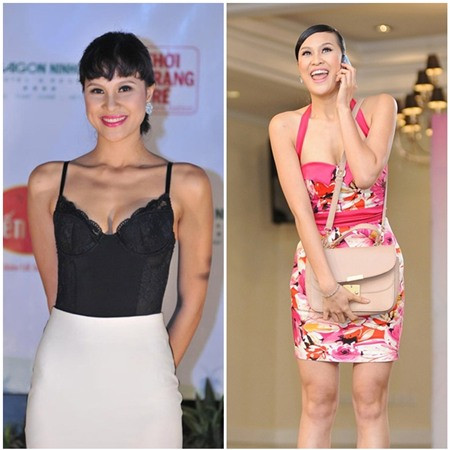 Siêu mẫu Phương Mai kém xinh với bờ vai “gai góc”. Siêu mẫu Phương Mai kém xinh với bờ vai “gai góc”.