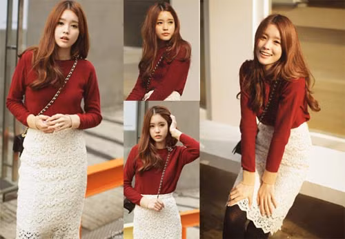 Kiểu tóc rất đơn giản và dễ thực hiện.