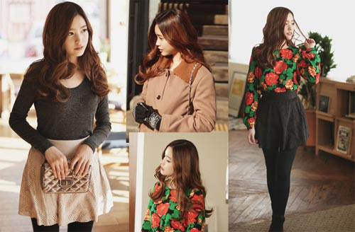 Xoăn gợn sóng nhẹ góp phần tạo nét duyên dáng.