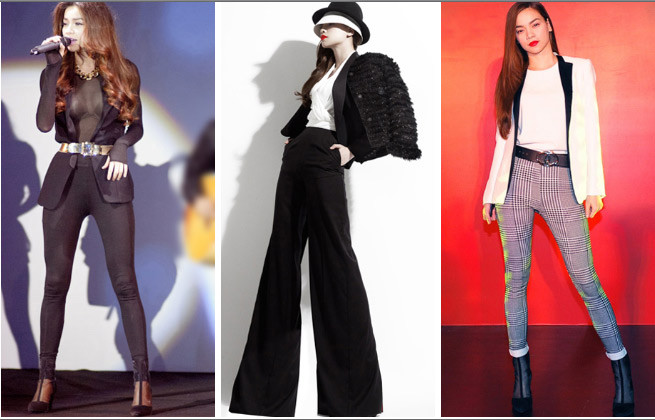 Bằng sự tinh nhạy và gu ăn mặc đẹp, nhiều tạp chí thời trang lớn trong nước không ngần ngại gọi cô là fashion icon của Việt Nam