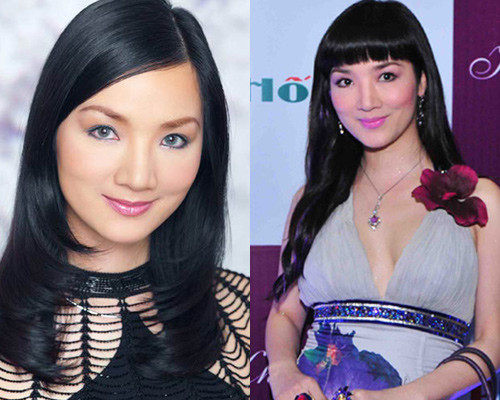 Hình ảnh Giáng My trẻ trung, thân thiện với những kiểu đầu đơn giản và hợp mốt.