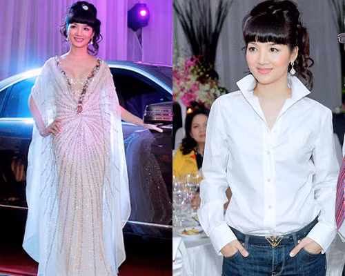 Lúc nào Giáng My cũng như một bà hoàng, rất kiêu sa nhưng thiếu vẻ đẹp tự nhiên, gần gũi.