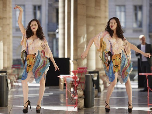 Gu thẩm mỹ của đại sứ du lịch được cải thiện phần nào nhưng vẫn bị chê là chưng diện hàng hiệu thiếu đẳng cấp. Gu thẩm mỹ của đại sứ du lịch được cải thiện phần nào nhưng vẫn bị chê là chưng diện hàng hiệu thiếu đẳng cấp.