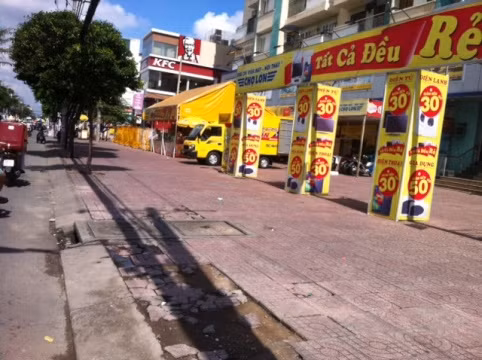 Khu vực hiện trường xảy ra vụ tai nạn của anh Lê Thanh Hải (Ảnh: H.L)