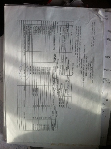 Bảng công khai thu chi tài chính tiền thu học phí 2 buổi của học sinh được dán công khai tại trường (ảnh: H.L) Bảng công khai thu chi tài chính tiền thu học phí 2 buổi của học sinh được dán công khai tại trường (ảnh: H.L)