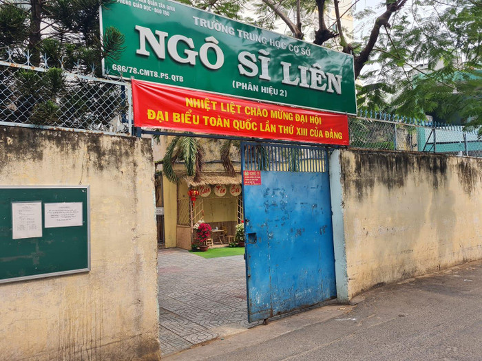 Trường trung học cơ sở Ngô Sĩ Liên, quận Tân Bình, Thành phố Hồ Chí Minh (ảnh minh họa: P.L) Trường trung học cơ sở Ngô Sĩ Liên, quận Tân Bình, Thành phố Hồ Chí Minh (ảnh minh họa: P.L)