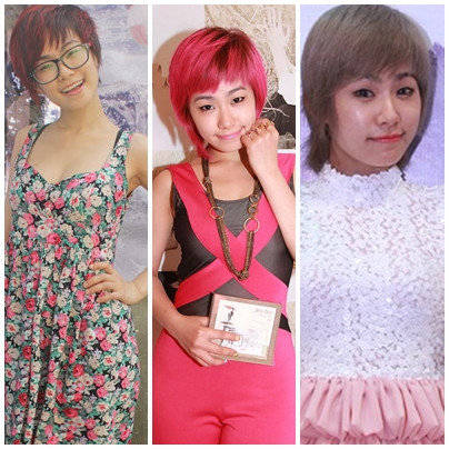 1. Lương Bích Hữu Cái tên Lương Bích Hữu gần đây bỗng trở nên nóng trở lại, nhưng không phải với những sản phẩm âm nhạc mà là bằng khả năng 'gây sốc' bằng tóc và trang phục của mình. 1. Lương Bích Hữu Cái tên Lương Bích Hữu gần đây bỗng trở nên nóng trở lại, nhưng không phải với những sản phẩm âm nhạc mà là bằng khả năng 'gây sốc' bằng tóc và trang phục của mình.