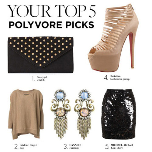 Set đồ gợi ý kết hợp cùng khuyên tai lớn.