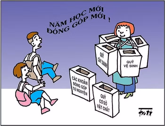 Nghịch lý từ các khoản đóng góp ở nhà trường